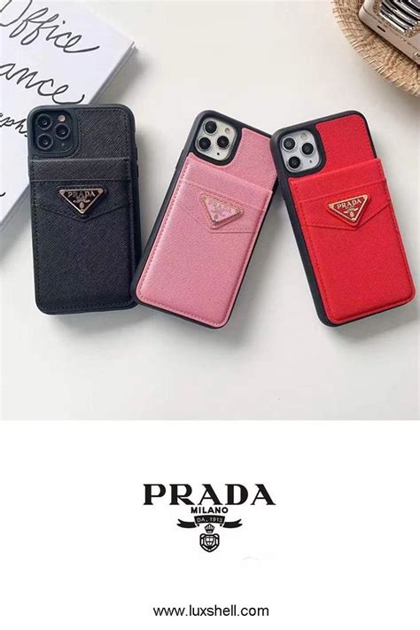 blue prada phone case|Prada iphone 15 case.